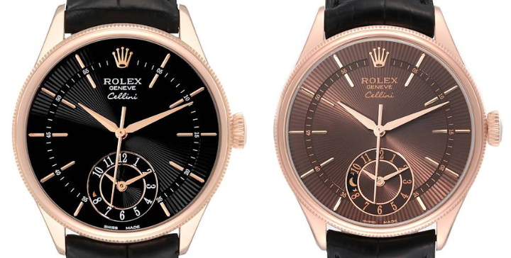 Rolex Cellini Dual Time Everose Gold Watches