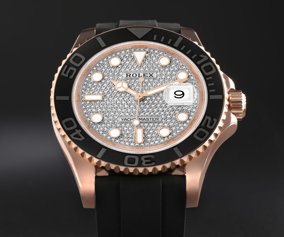 Rolex Yacht-Master 40 Everose Gold Pave Diamond Dial 116655