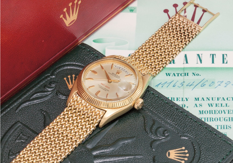 Rolex President Day-Date Yellow Gold ref 6511 (photo: Christie's)