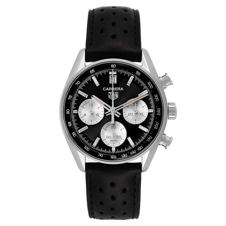 Tag Heuer Carrera Chronograph Reverse Panda Dial Mens Watch CBS2210 