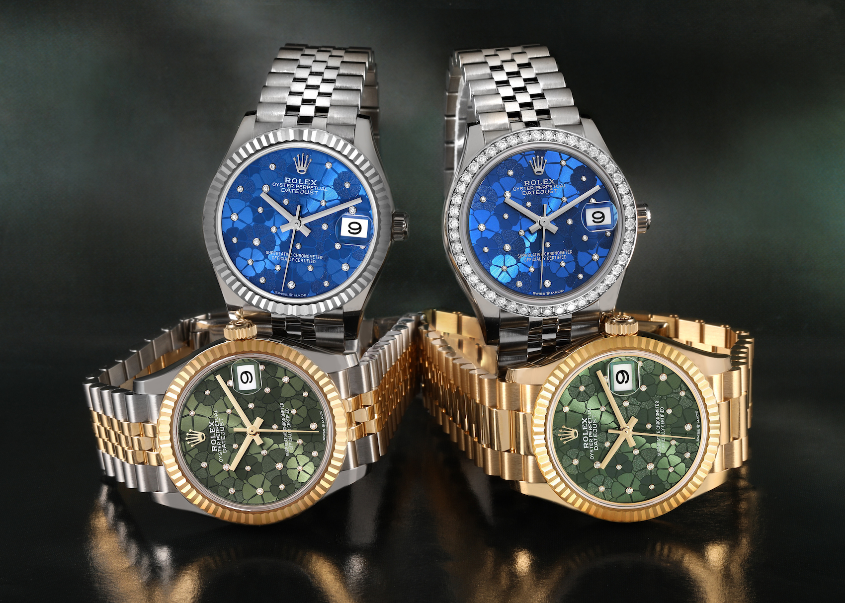 Rolex Datejust 31 Midsize Floral Dials The Watch Club by SwissWatchExpo