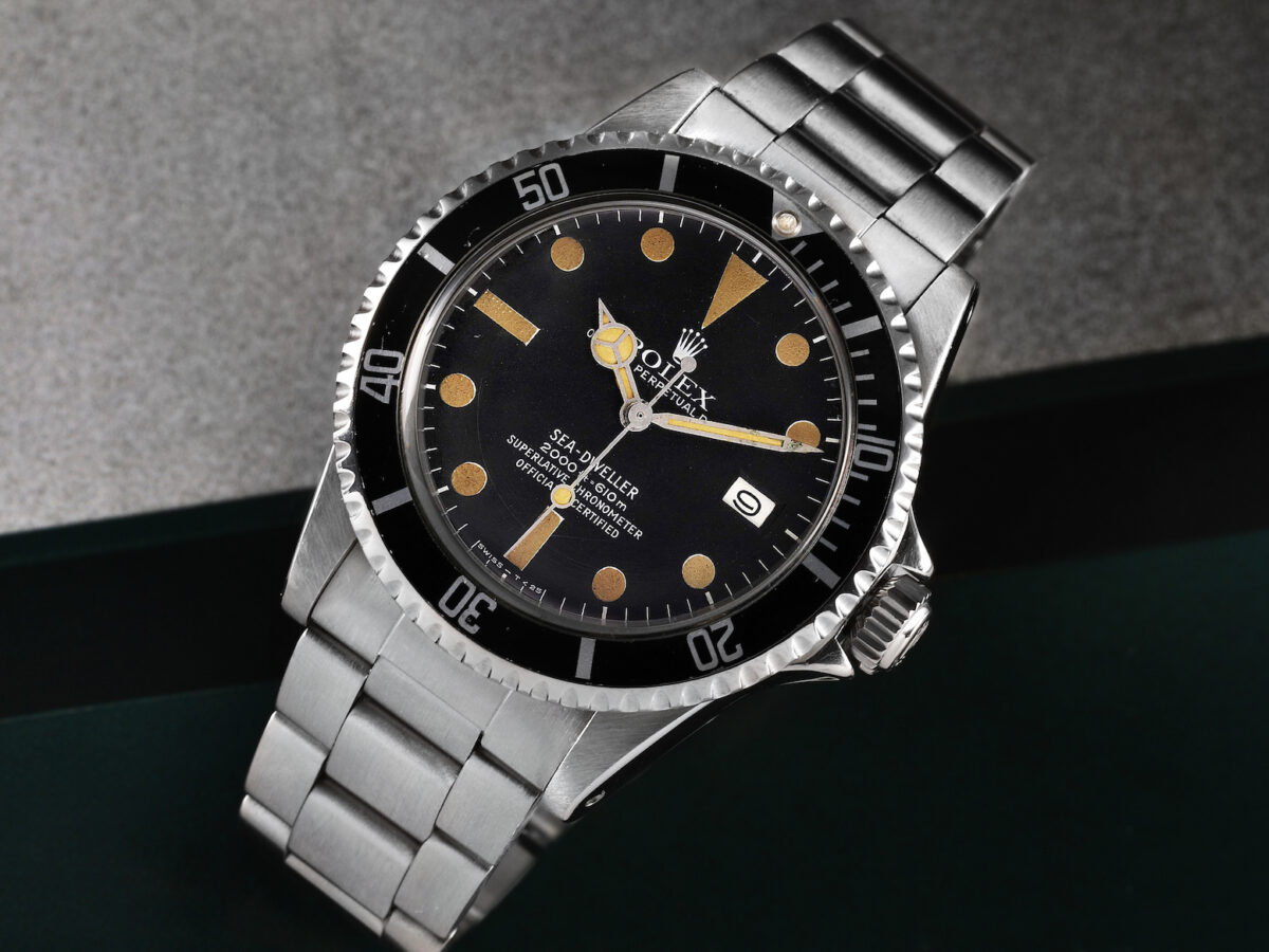 Rolex Seadweller Black Dial Vintage Steel Mens Watch 1665