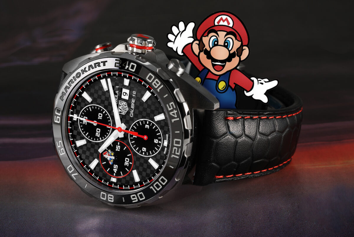 Tag Heuer Formula 1 Mario Kart Limited Edition Steel Mens Watch CAZ201E