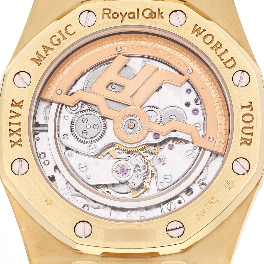 Audemars Piguet Royal Oak Bruno Mars 24K Magic World Tour Yellow Gold Watch The Watch Club by SwissWatchExpo