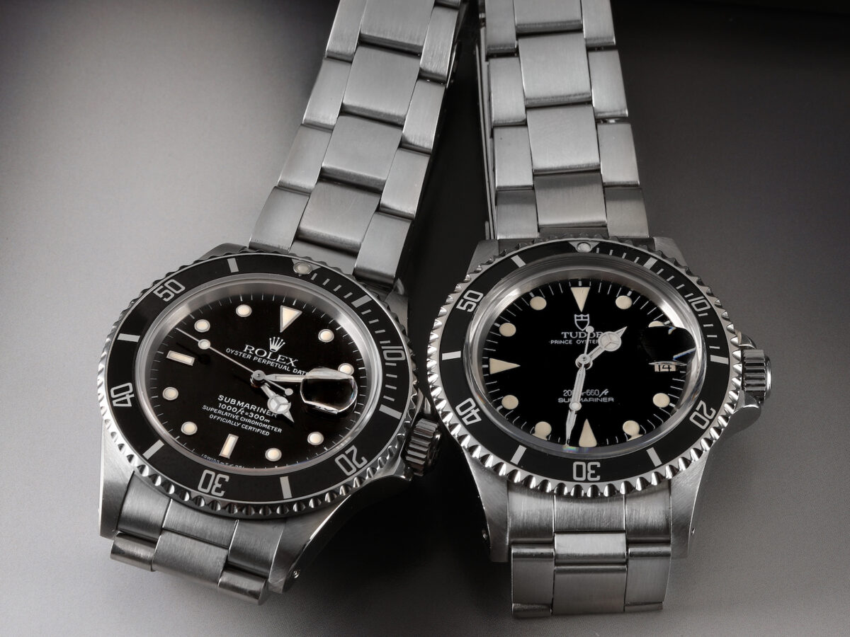 Most Iconic Steel Sports Watches - Rolex Submariner 16610 and Tudor Submariner 76100