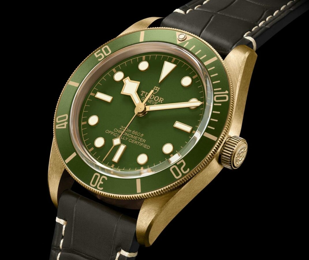 Tudor Black Bay Fifty-Eight Yellow Gold Green Dial