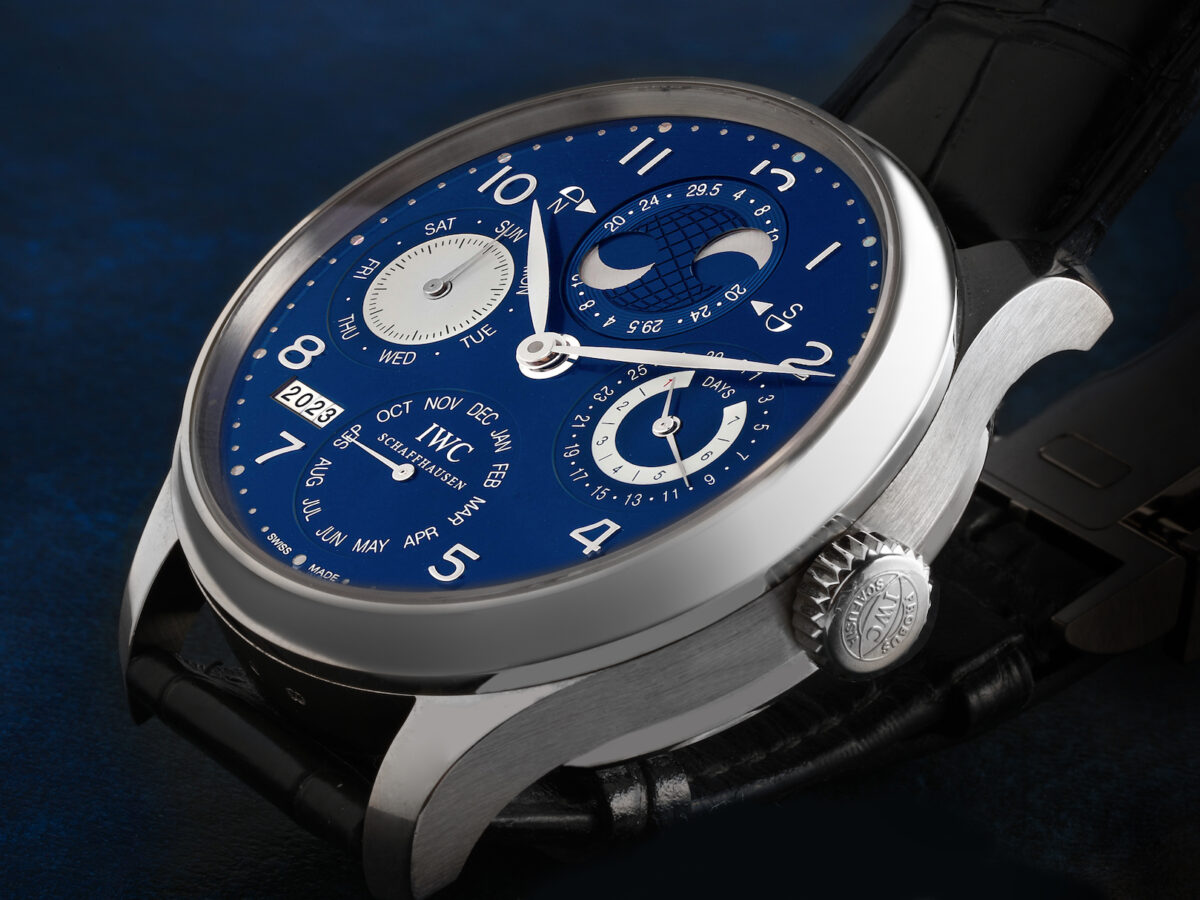 IWC Portuguese Perpetual Calendar Blue Dial