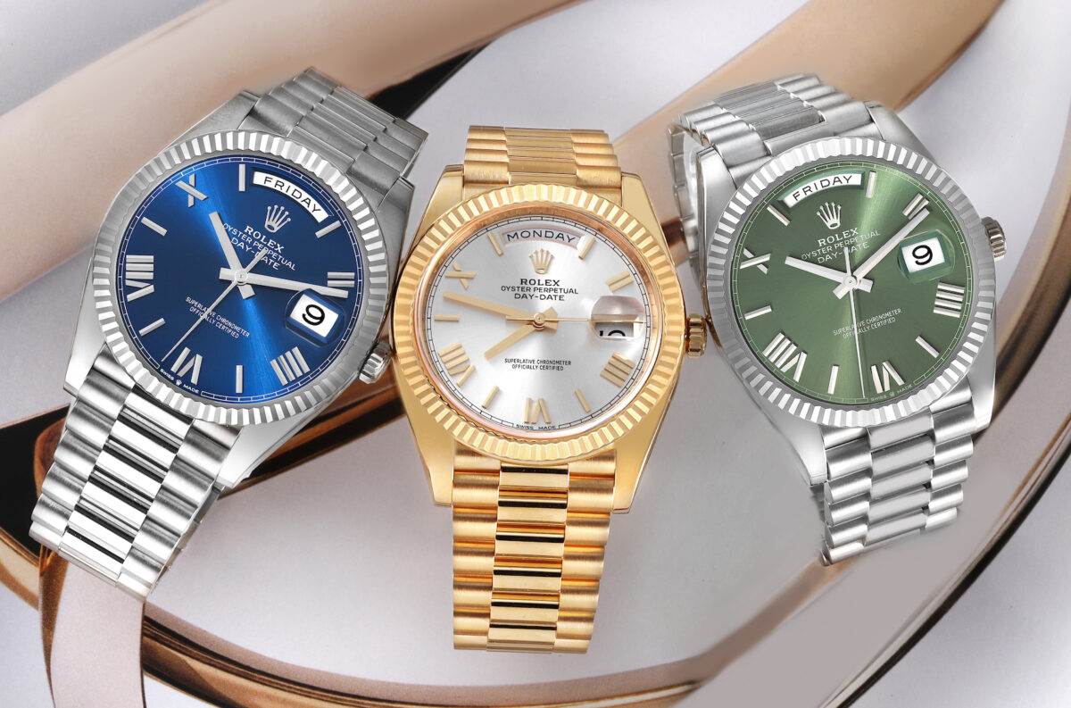 Rolex Day-Date 40 in White Gold and Yellow Gold