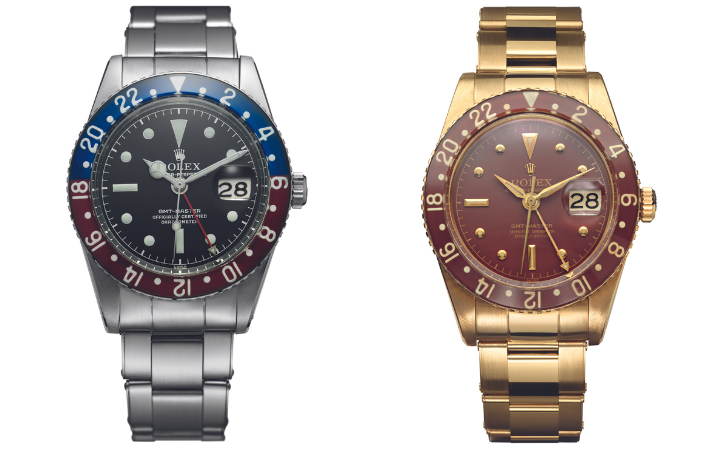 Rolex GMT Master 6542 Pepsi and Yellow Gold