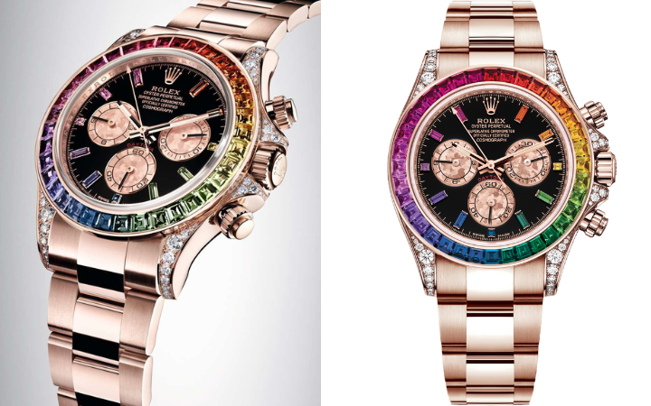 Rolex Rainbow Daytona Everose Gold 116595