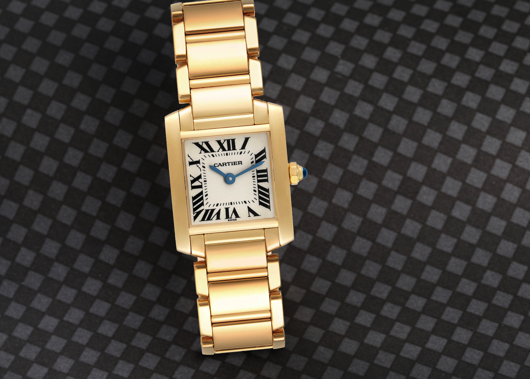 Cartier Tank Francaise Yellow Gold Quartz Ladies Watch W50002N2