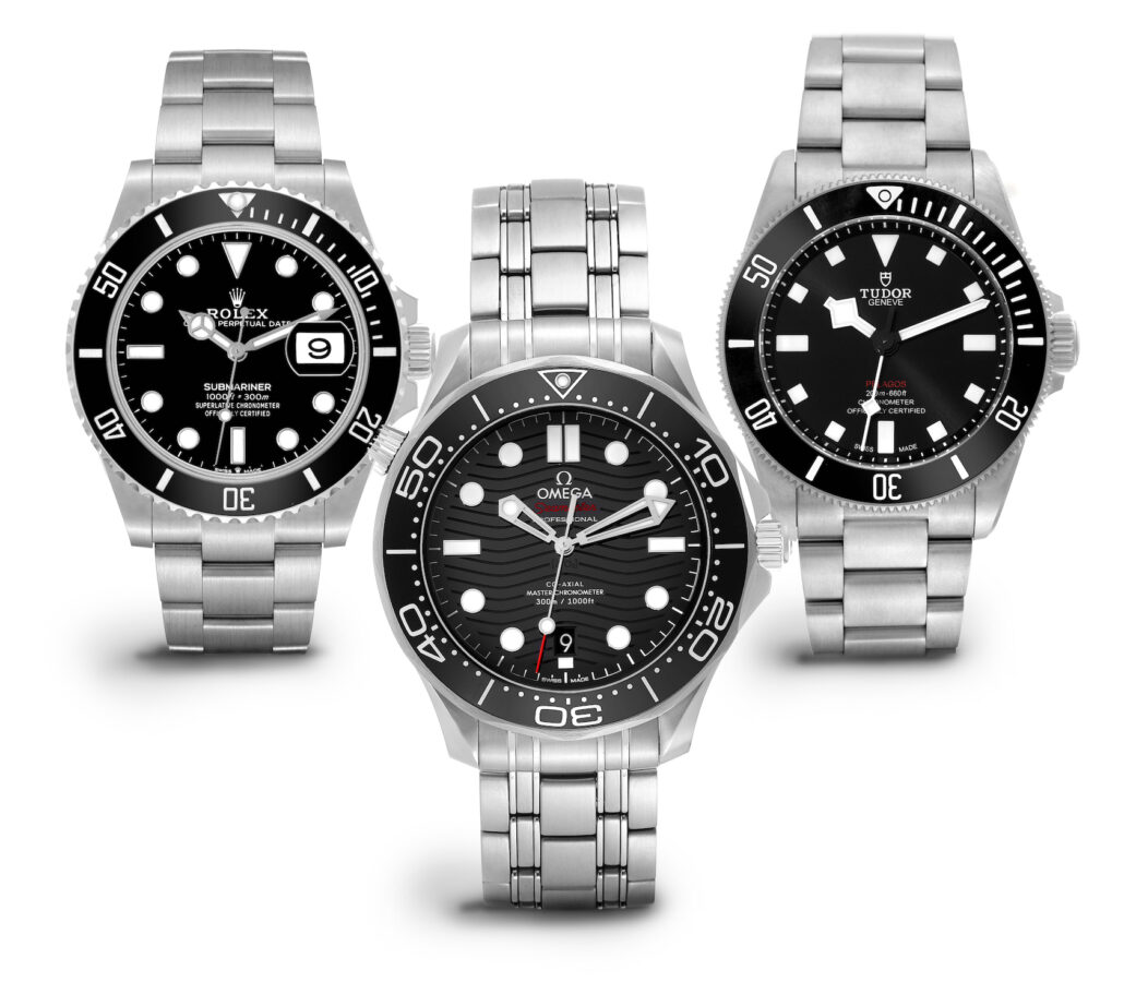 Rolex Submariner 41, Omega Seamaster 300M, Tudor Pelagos