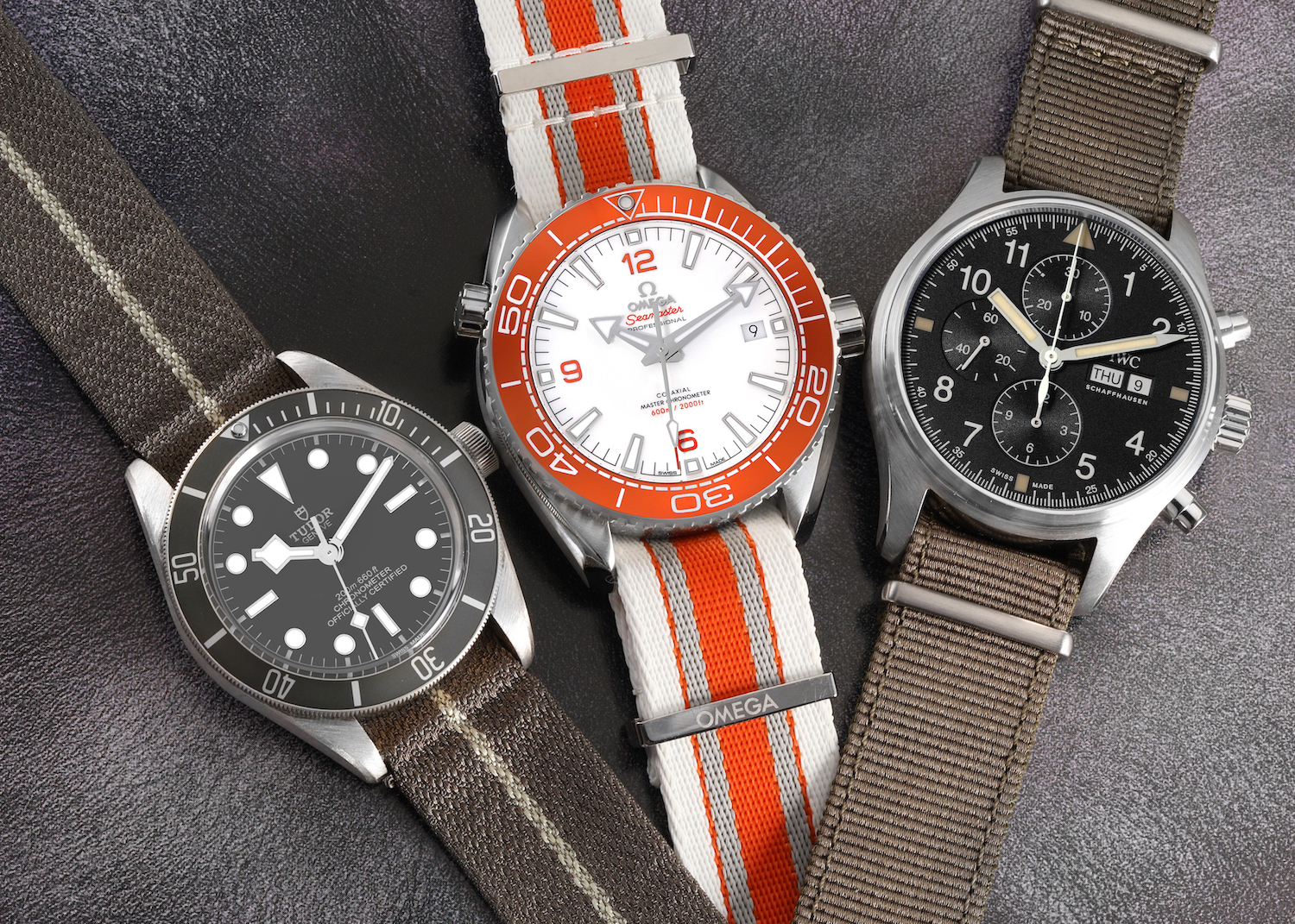 Watches that Rock the NATO Strap - Omega, Tudor and IWC