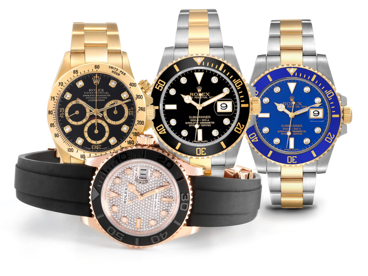 Rolex Daytona, Submariner and Yachtmaster Watches