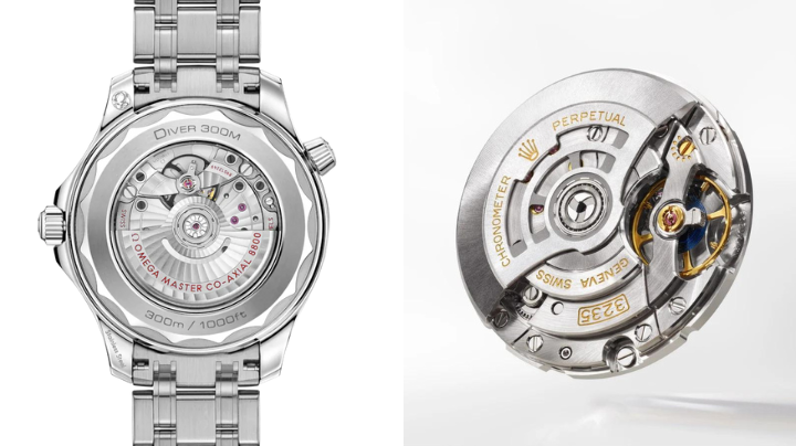 Omega Seamaster 300M vs Rolex Submariner Movement