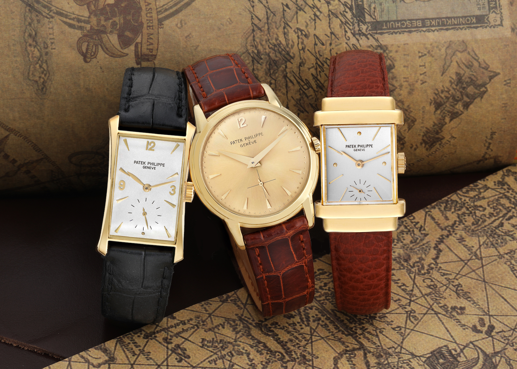 3 Vintage Patek Philippe Watches