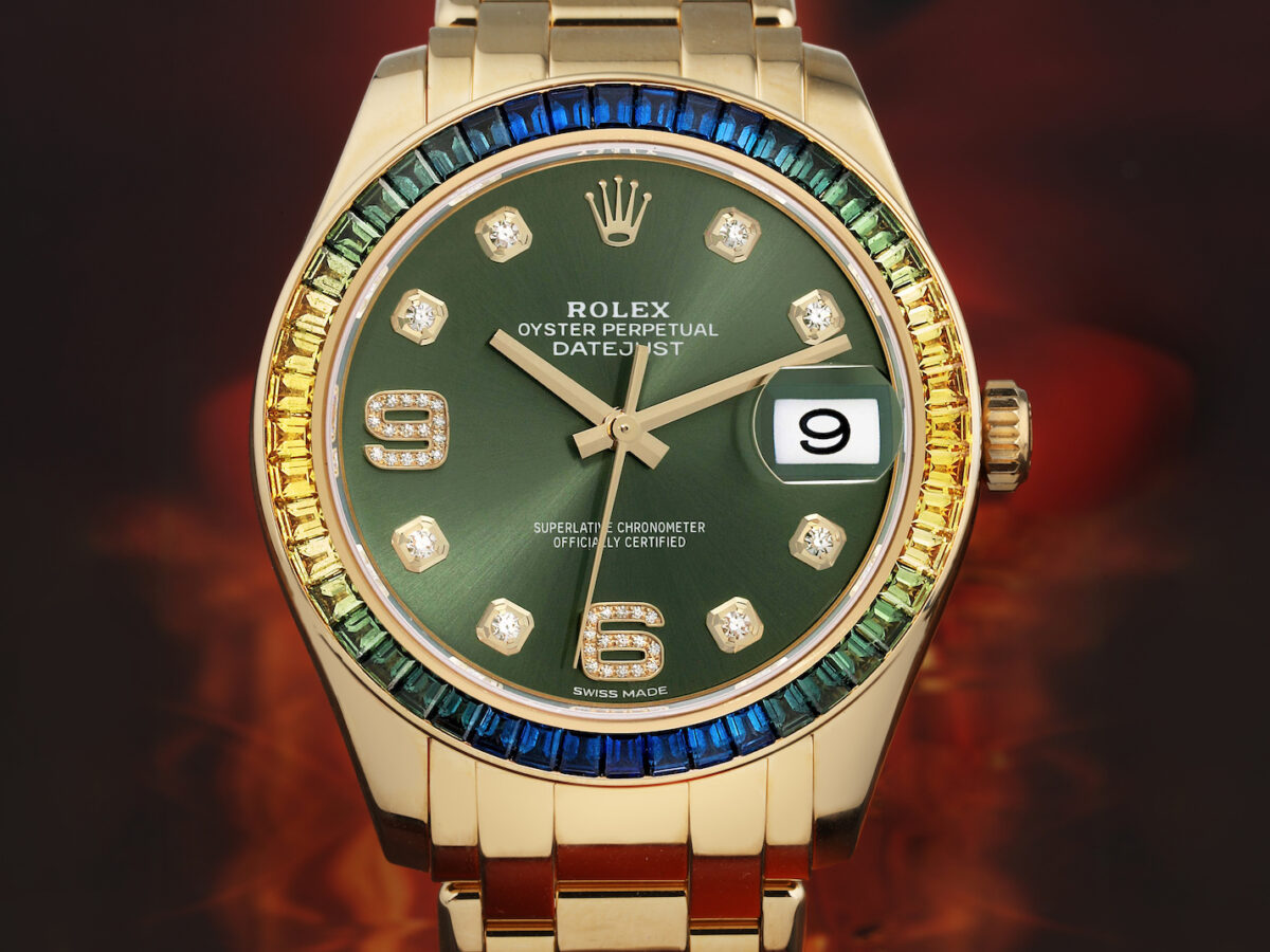 Rolex Pearlmaster 39 with Sapphire Bezels