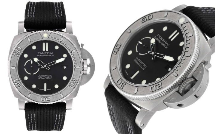 Panerai Submersible Mike Horn Edition Titanium Mens Watch PAM00984