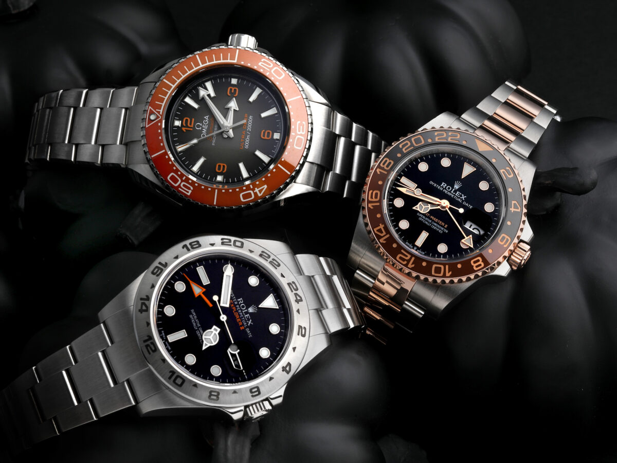 Top Picks for Halloween Watches - Omega Ultra Deep, Rolex GMT-Master II, Rolex Explorer